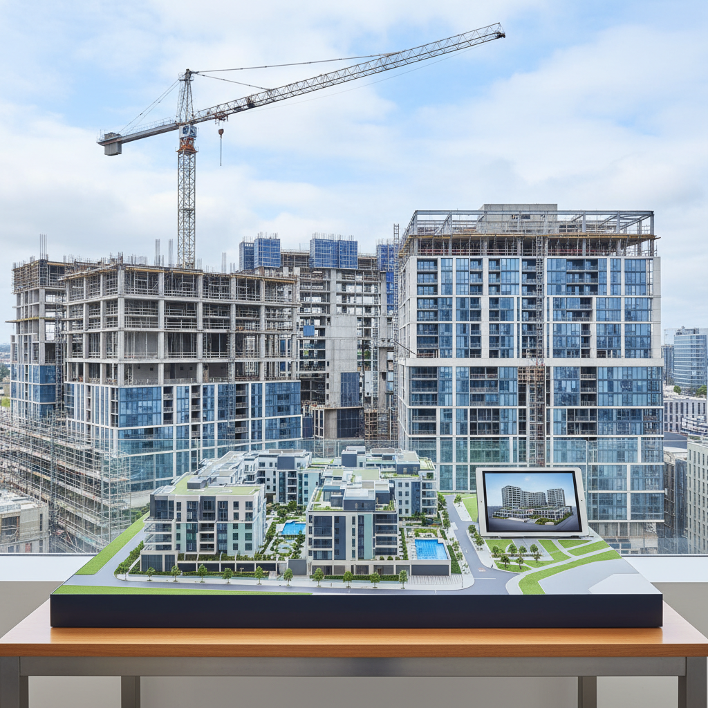 Property development under construction